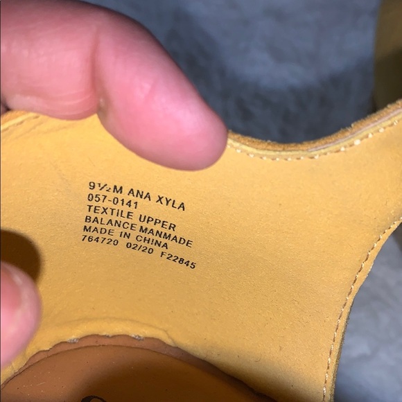 Yellow Wedge Sandals - Picture 7 of 7